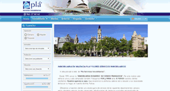 Desktop Screenshot of inmobiliariapla.com