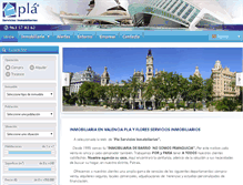 Tablet Screenshot of inmobiliariapla.com